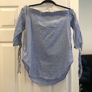 Off the shoulder shirt